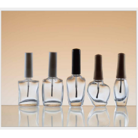 Best price 5ml 10ml 15ml Empty Nail Polish Bottle with Brush Inside Square or Round Shaped Clear Nail Polish