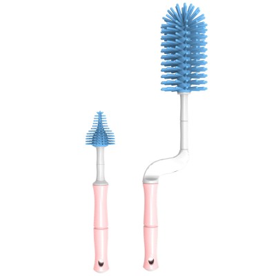 2020 New Milk Bottle Cleaning Brush Scrubbing Kitchen Cleaner For Washing Glass